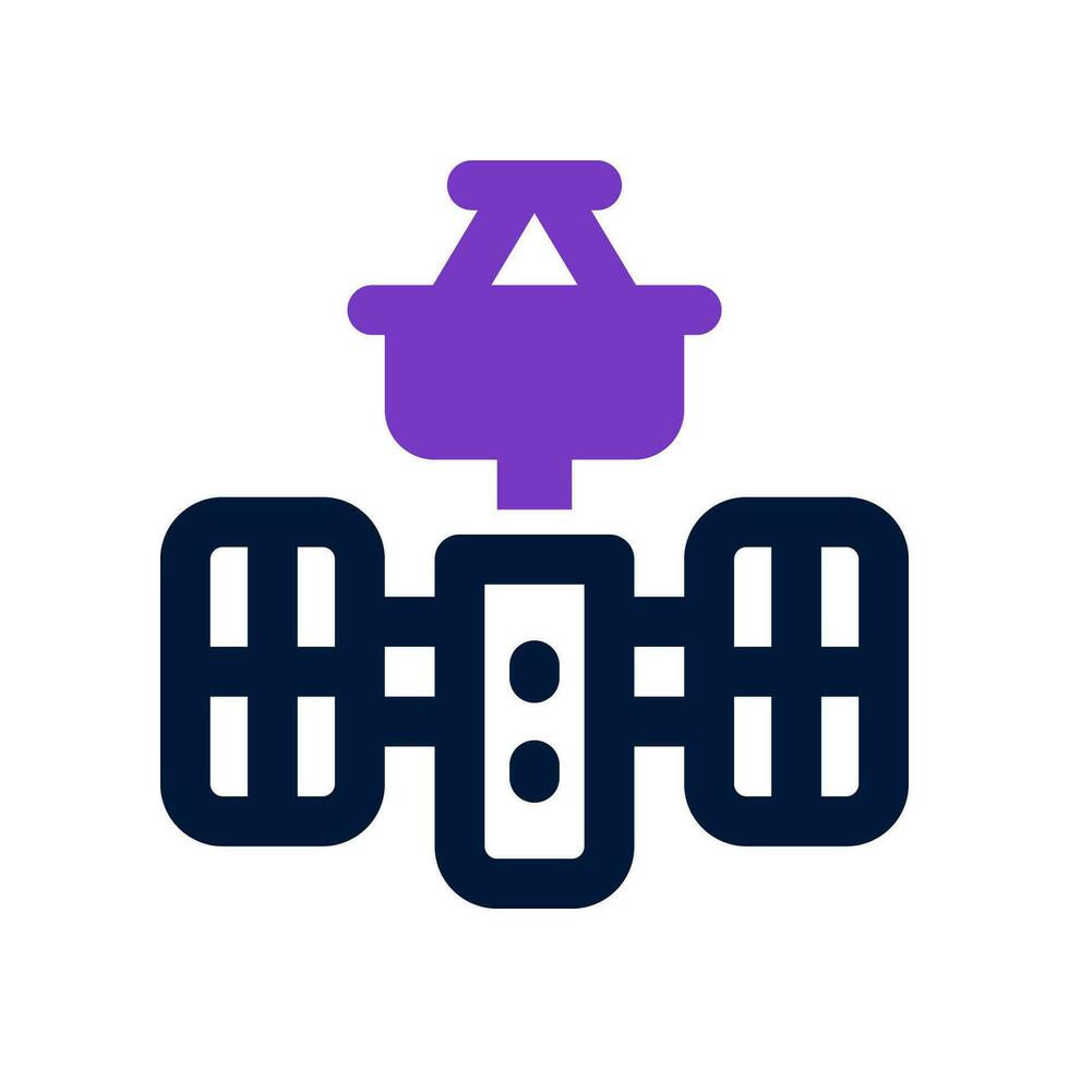 satellite icon. vector icon for your website, mobile, presentation, and logo design.