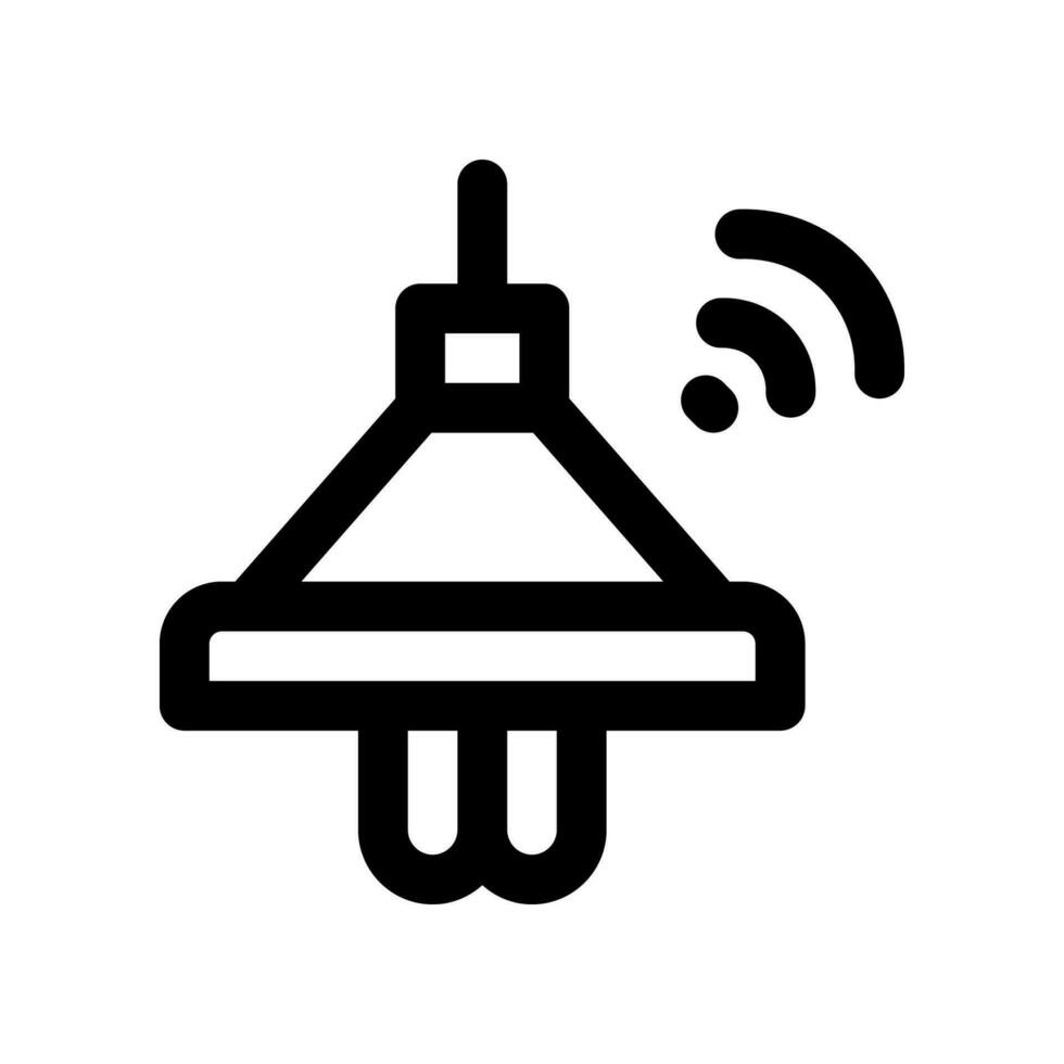 smart lamp icon. vector icon for your website, mobile, presentation, and logo design.