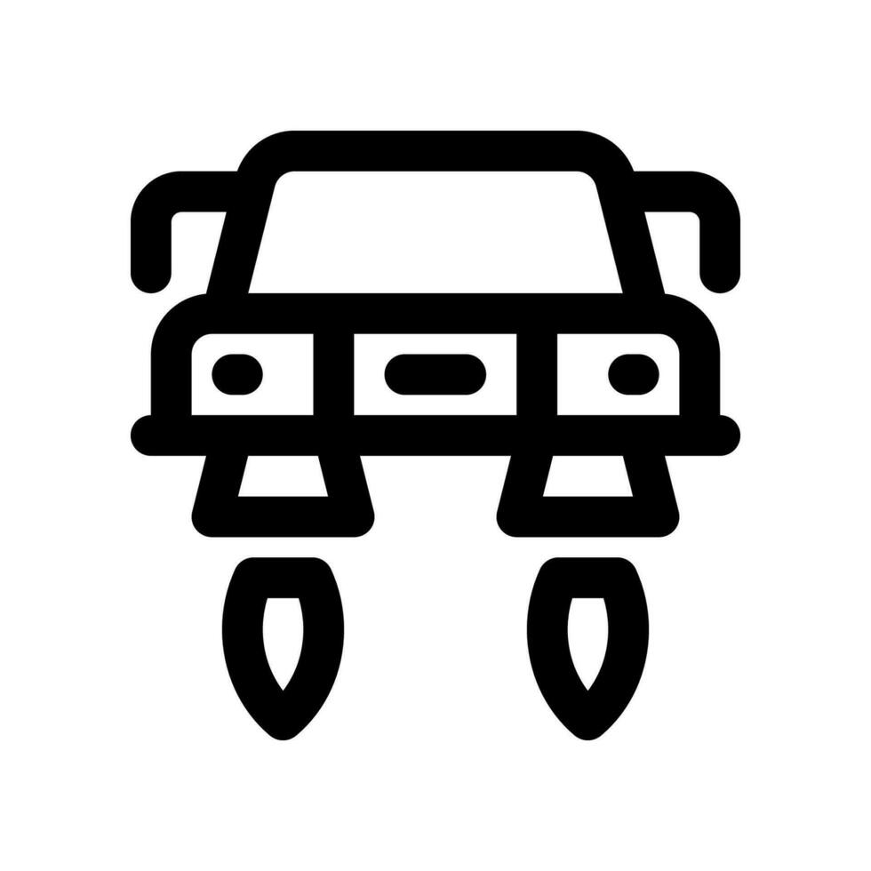 flying car icon. vector icon for your website, mobile, presentation, and logo design.