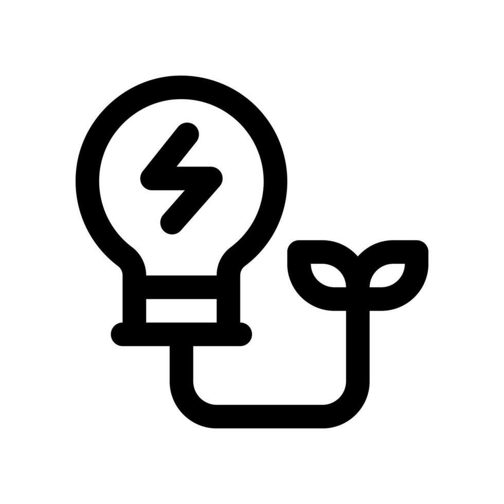 green energy icon. vector icon for your website, mobile, presentation, and logo design.