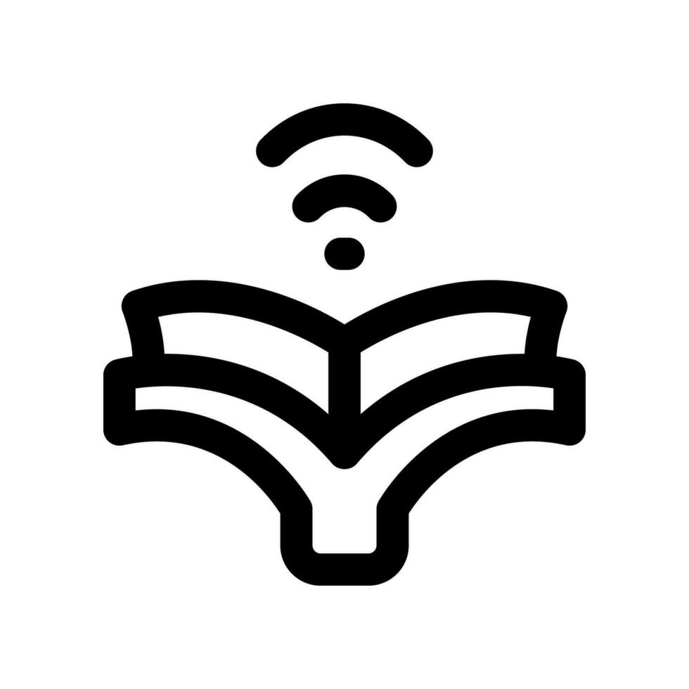 electronic book icon. vector icon for your website, mobile, presentation, and logo design.