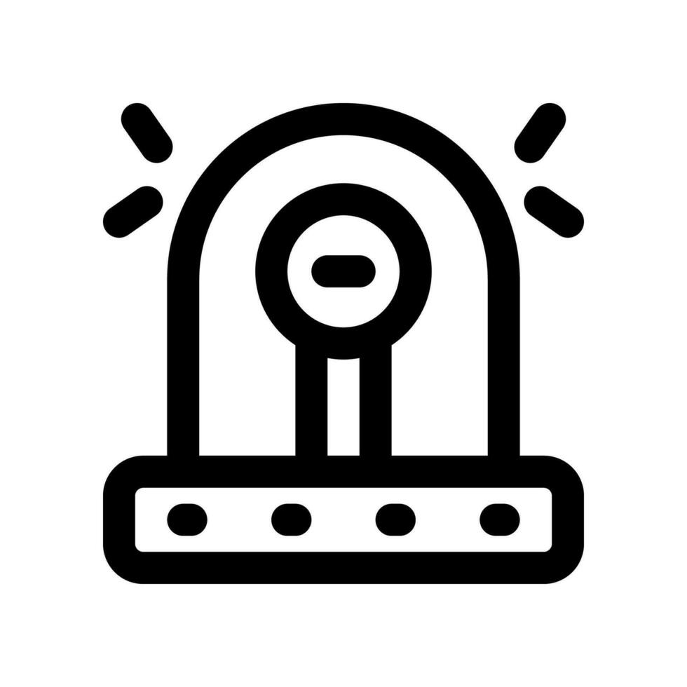 siren icon. vector icon for your website, mobile, presentation, and logo design.