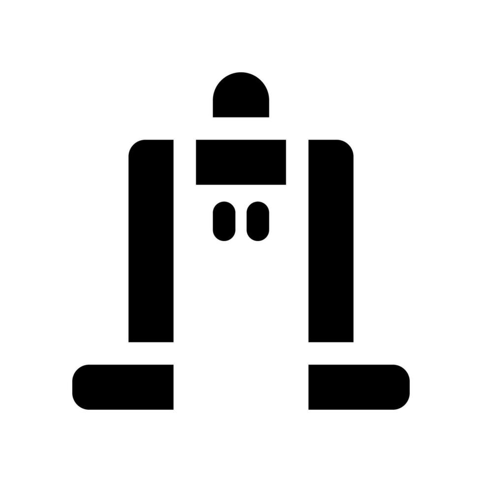 metal detector icon. vector icon for your website, mobile, presentation, and logo design.