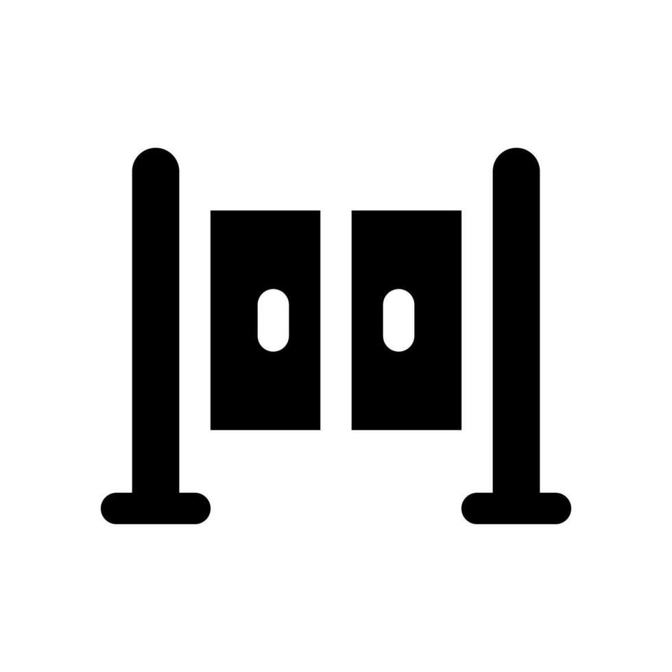 access gate icon. vector icon for your website, mobile, presentation, and logo design.