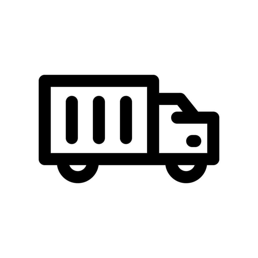 camión icono. vector icono para tu sitio web, móvil, presentación, y logo diseño.