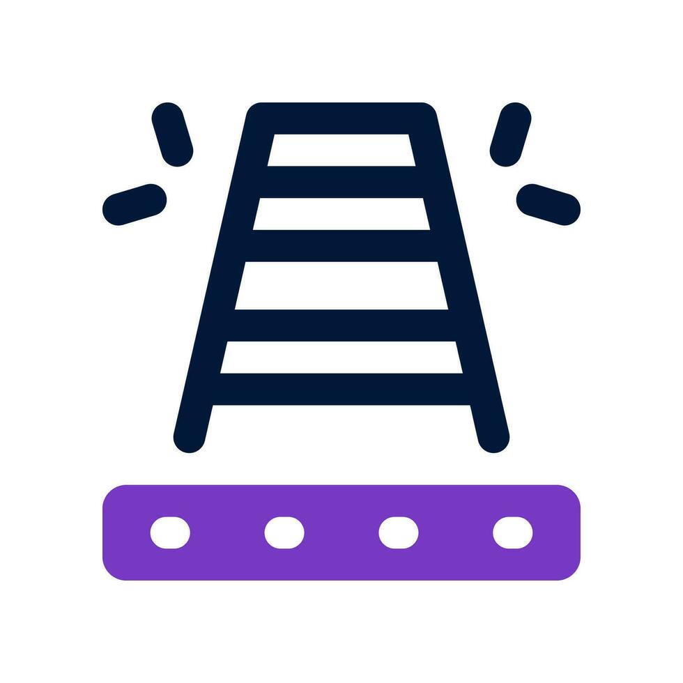 traffic cone icon. vector icon for your website, mobile, presentation, and logo design.