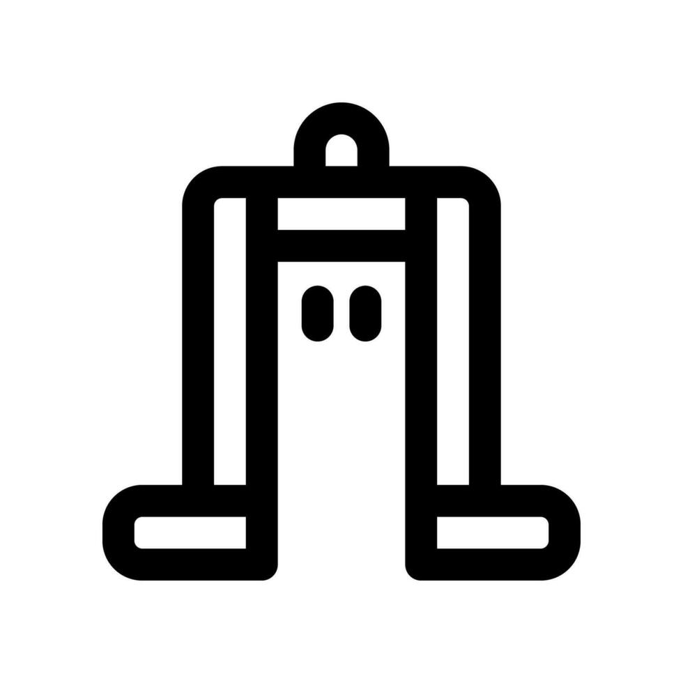metal detector icon. vector icon for your website, mobile, presentation, and logo design.