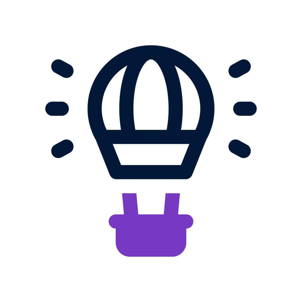 hot air balloon icon. vector icon for your website, mobile, presentation, and logo design.