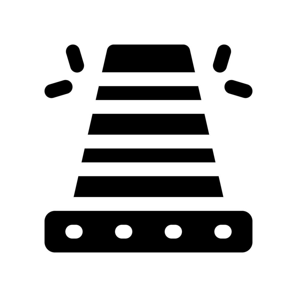 traffic cone icon. vector icon for your website, mobile, presentation, and logo design.