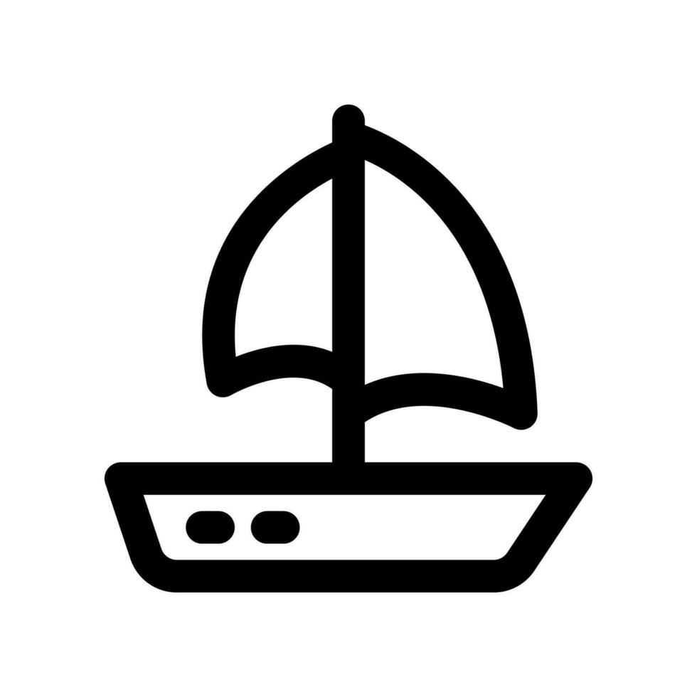 boat icon. vector icon for your website, mobile, presentation, and logo design.