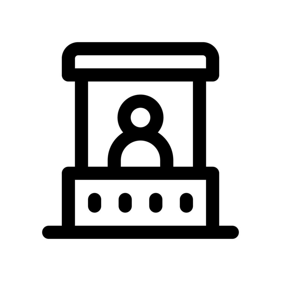 ticket office icon. vector icon for your website, mobile, presentation, and logo design.