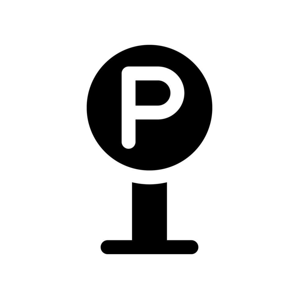 parking sign icon. vector icon for your website, mobile, presentation, and logo design.