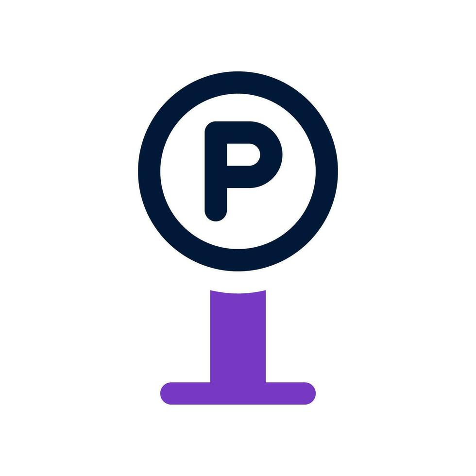 parking sign icon. vector icon for your website, mobile, presentation, and logo design.