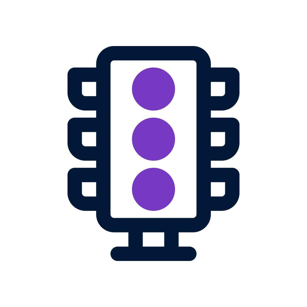 traffic light icon. vector icon for your website, mobile, presentation, and logo design.