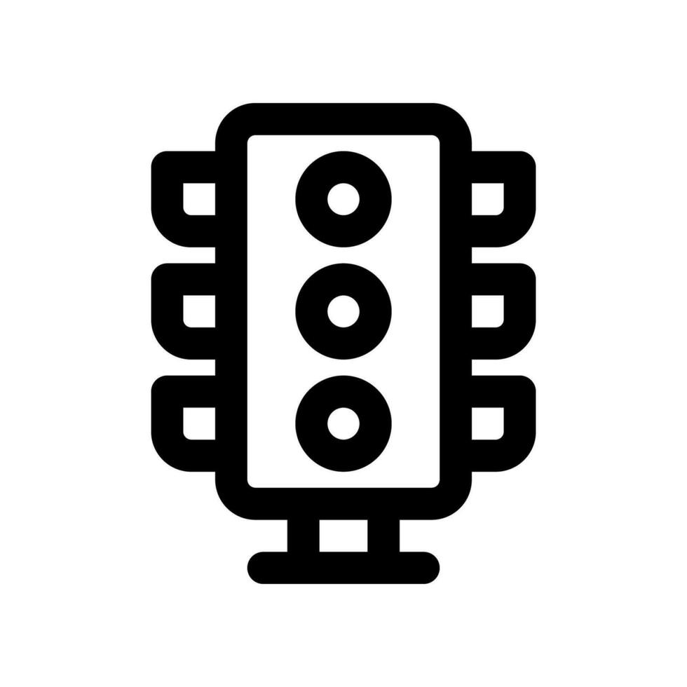 traffic light icon. vector icon for your website, mobile, presentation, and logo design.