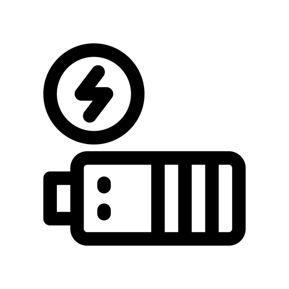 battery icon. vector icon for your website, mobile, presentation, and logo design.