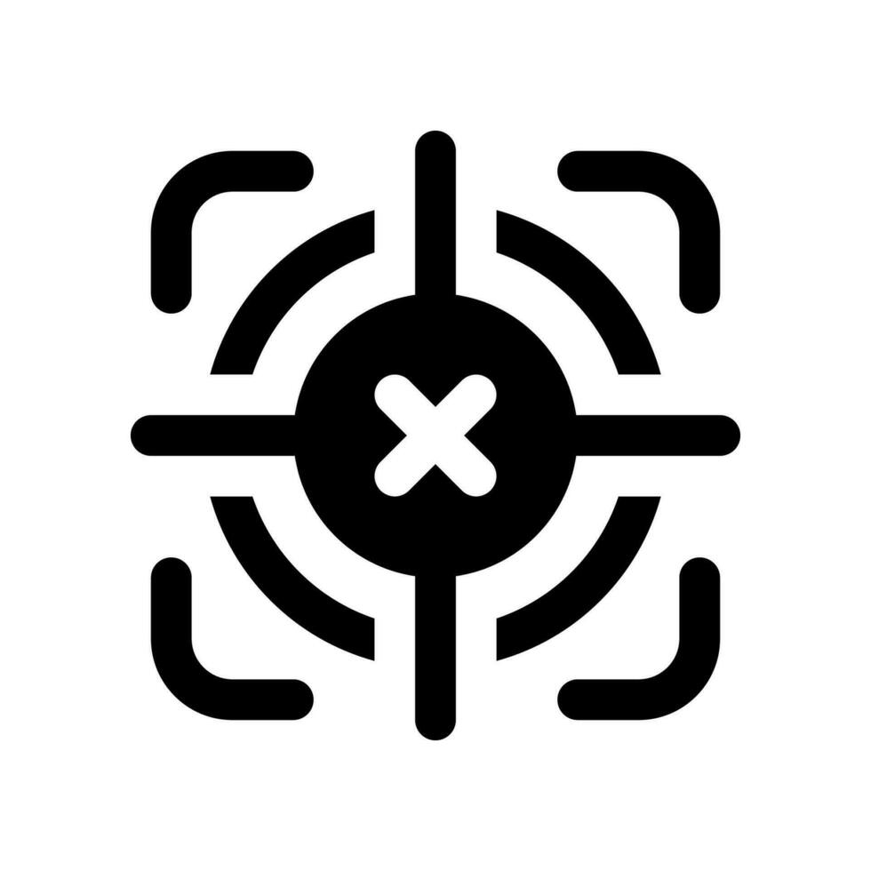 target icon. vector icon for your website, mobile, presentation, and logo design.