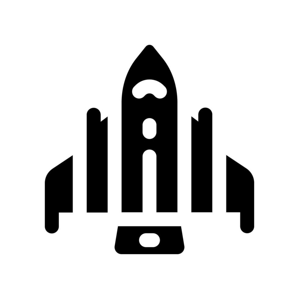 space ship icon. vector icon for your website, mobile, presentation, and logo design.