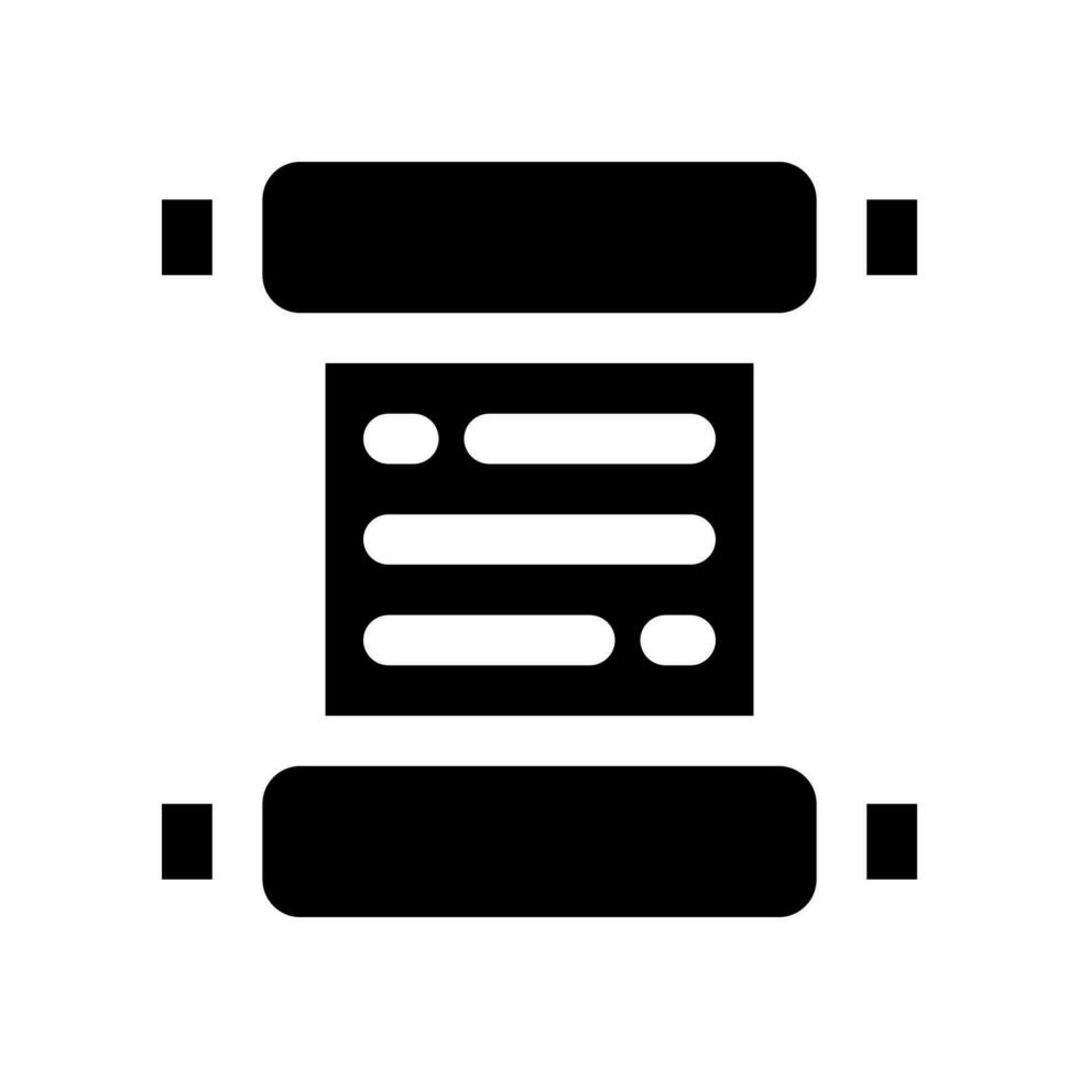 scroll icon. vector icon for your website, mobile, presentation, and logo design.