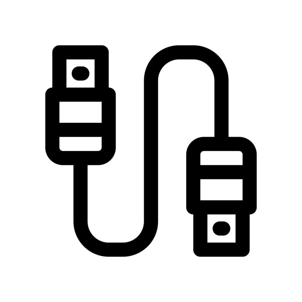 cable usb icon. vector icon for your website, mobile, presentation, and logo design.