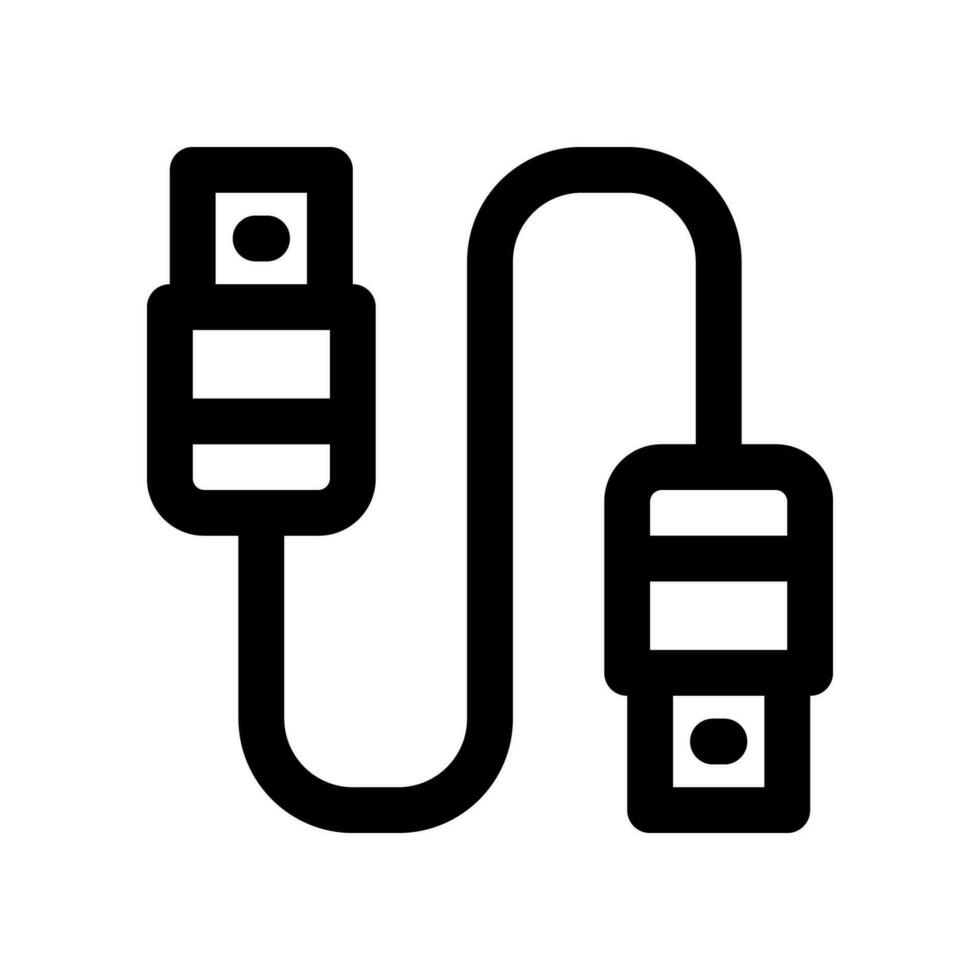 cable usb icon. vector icon for your website, mobile, presentation, and logo design.