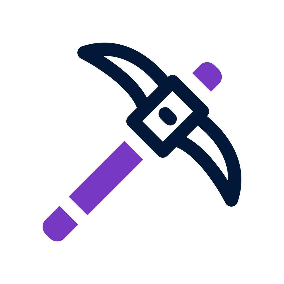 pickaxe icon. vector icon for your website, mobile, presentation, and logo design.