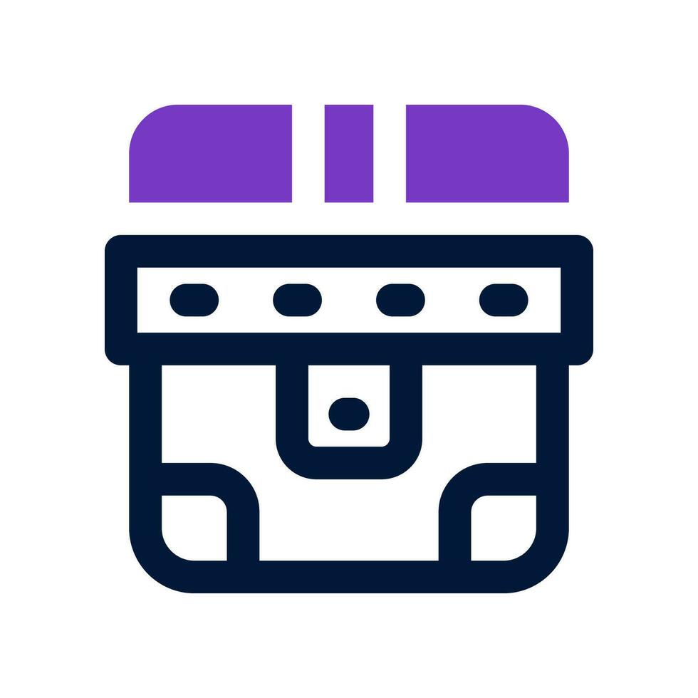 chest icon. vector icon for your website, mobile, presentation, and logo design.