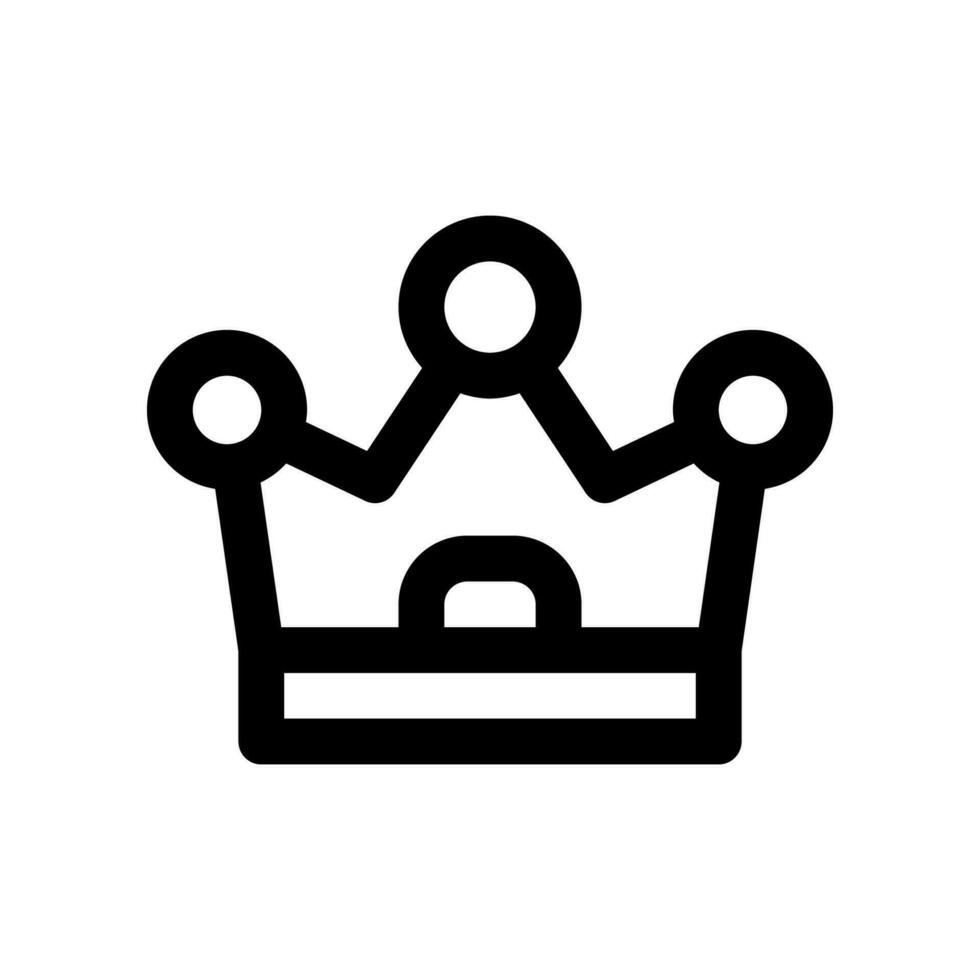 crown icon. vector icon for your website, mobile, presentation, and logo design.