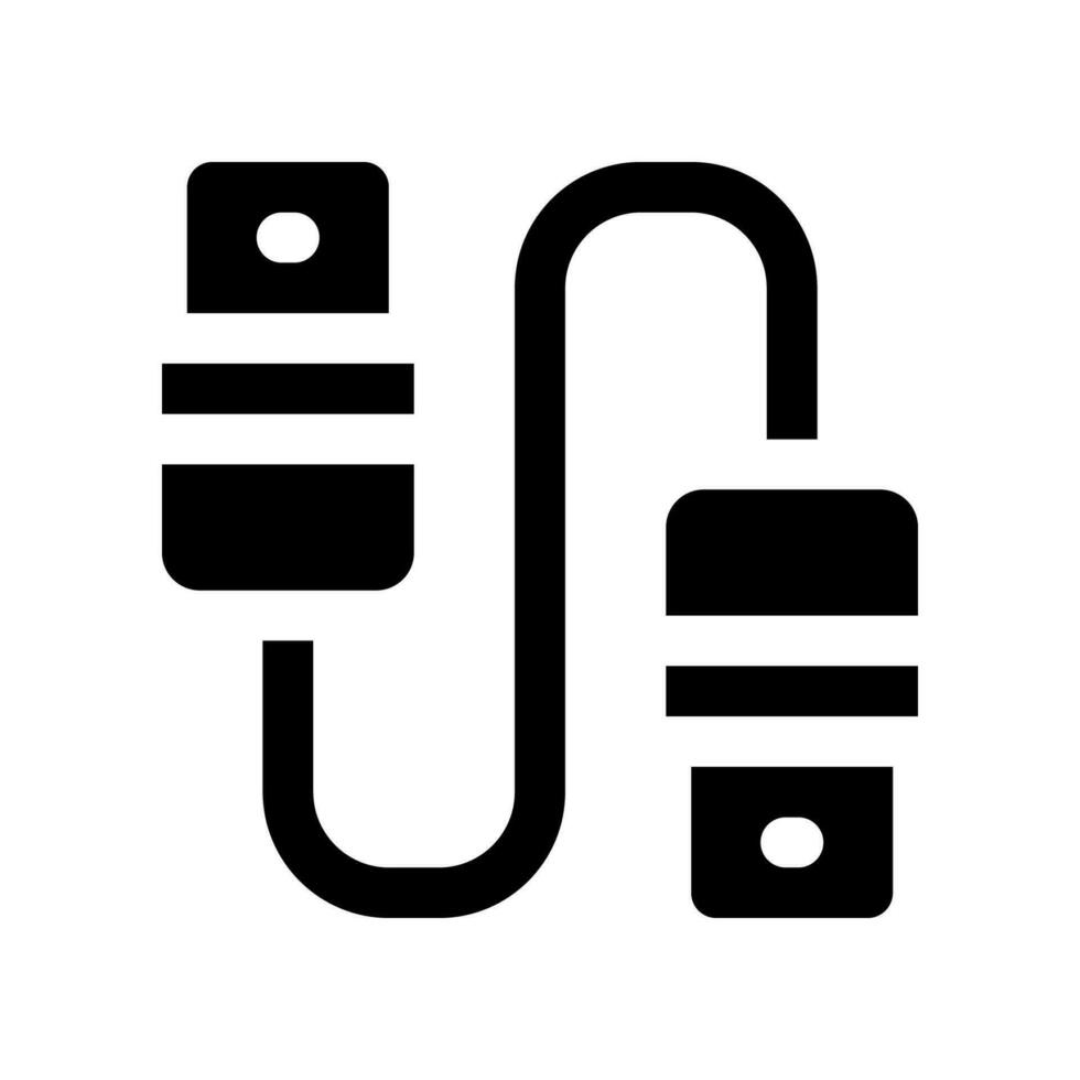 cable usb icon. vector icon for your website, mobile, presentation, and logo design.