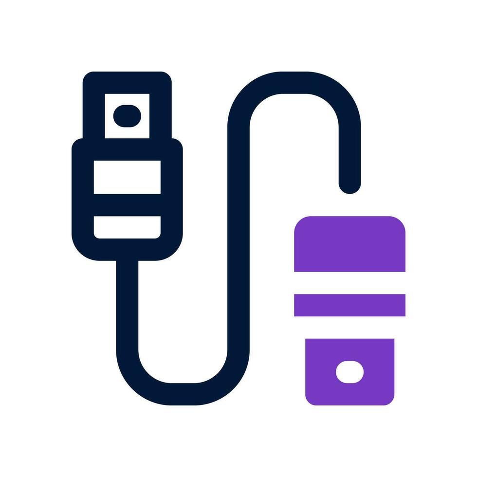 cable usb icon. vector icon for your website, mobile, presentation, and logo design.