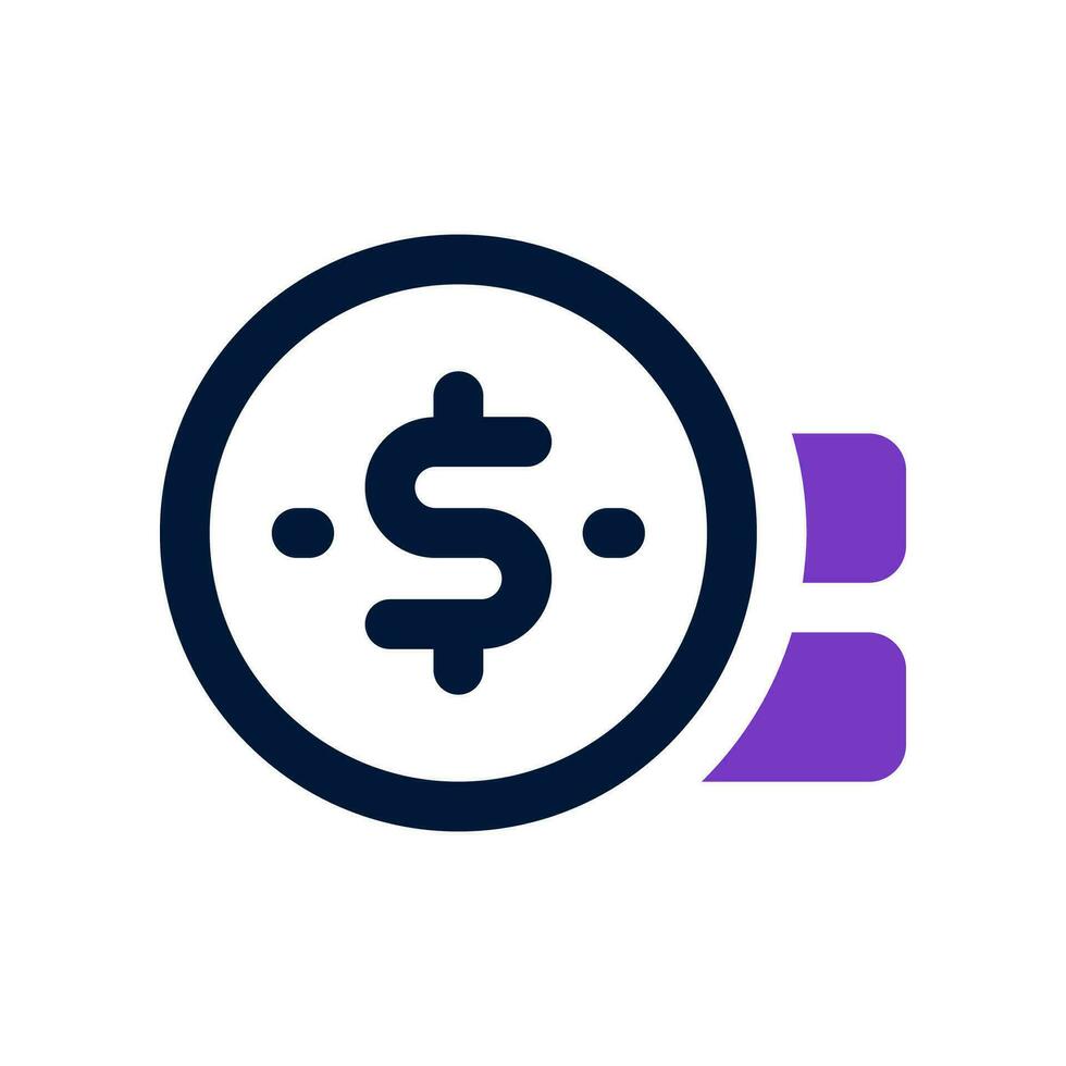 coin icon. vector icon for your website, mobile, presentation, and logo design.
