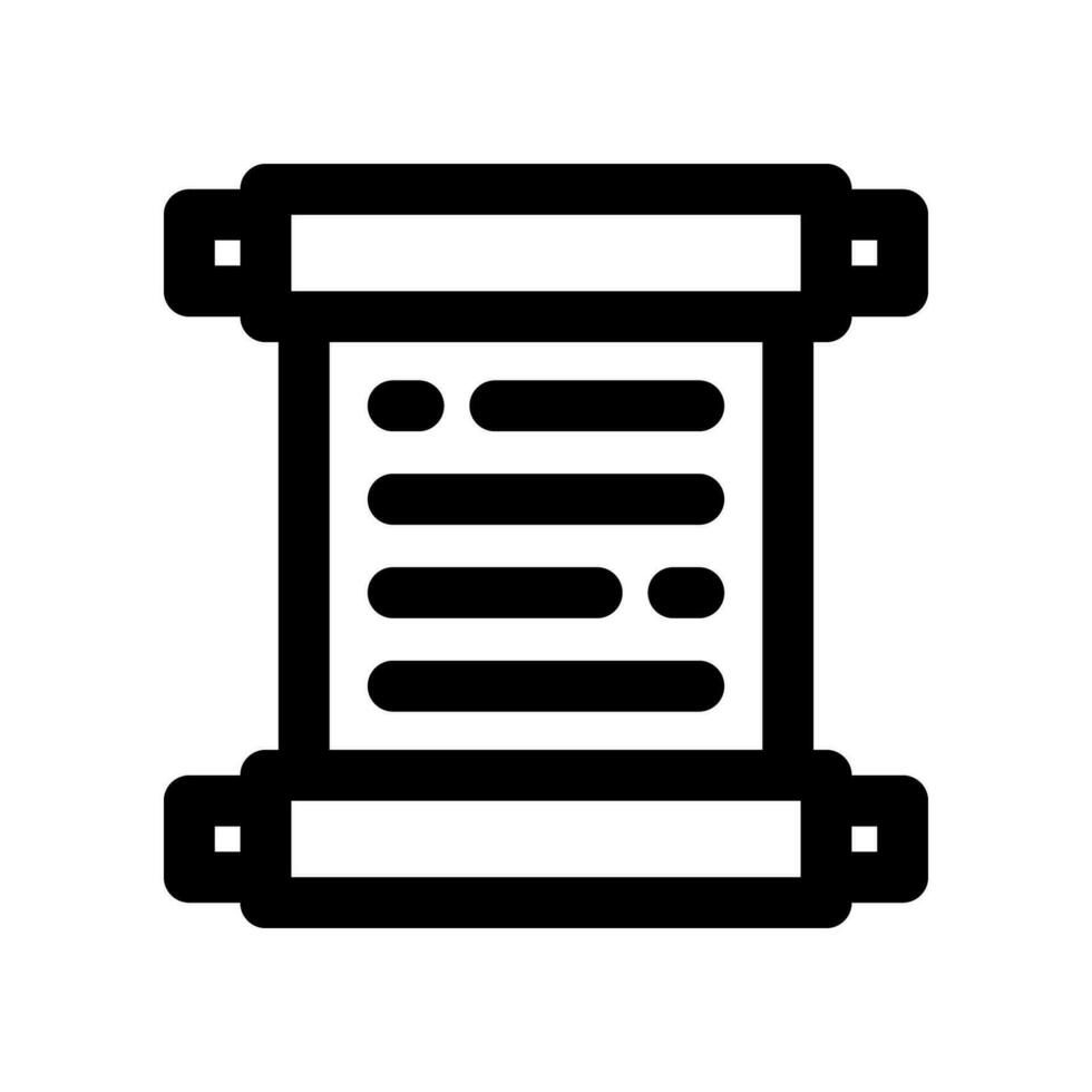 scroll icon. vector icon for your website, mobile, presentation, and logo design.