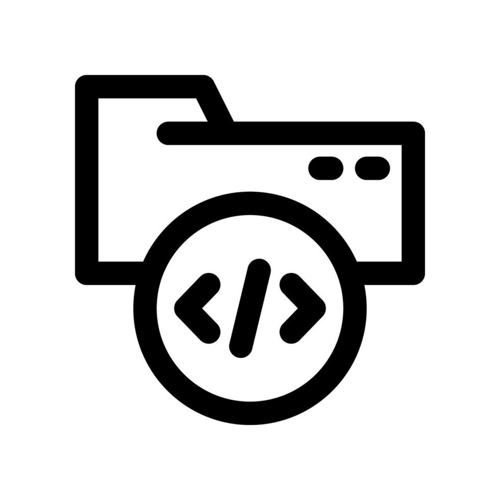 folder icon. vector icon for your website, mobile, presentation, and logo design.