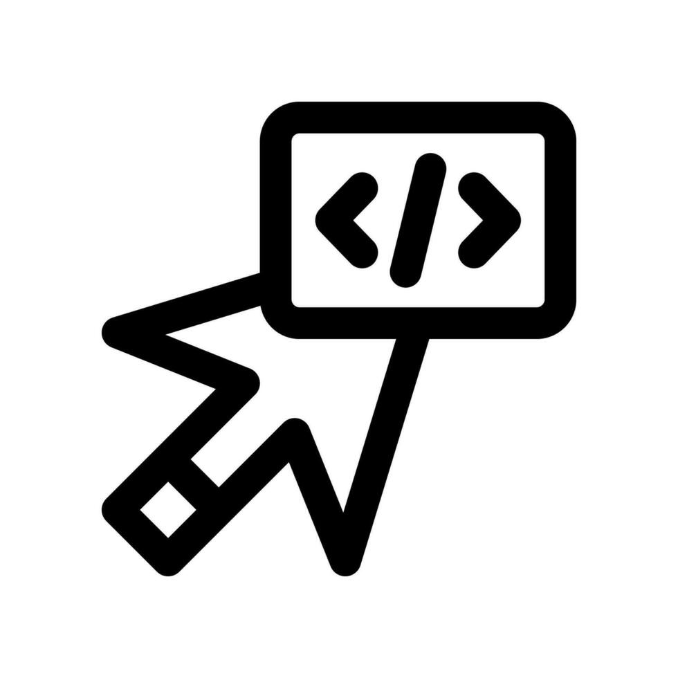 cursor icon. vector icon for your website, mobile, presentation, and logo design.
