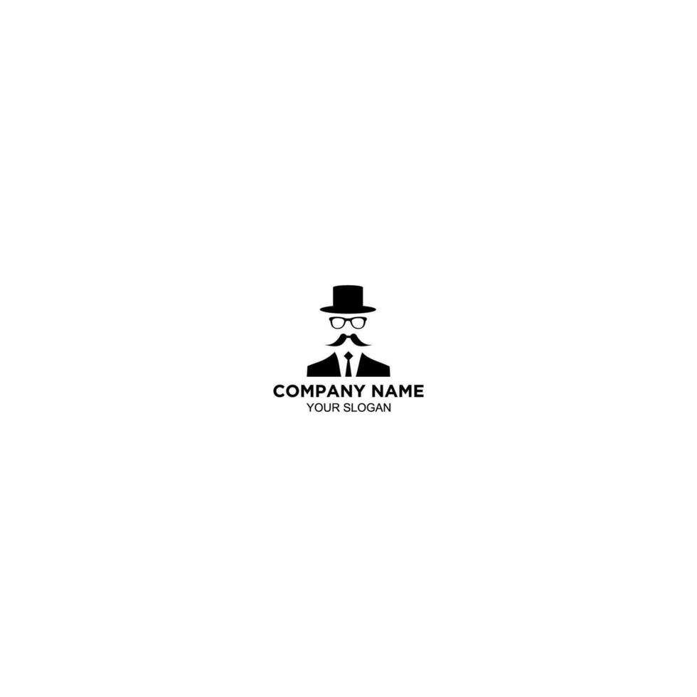 Simple Magician Logo Design Template vector