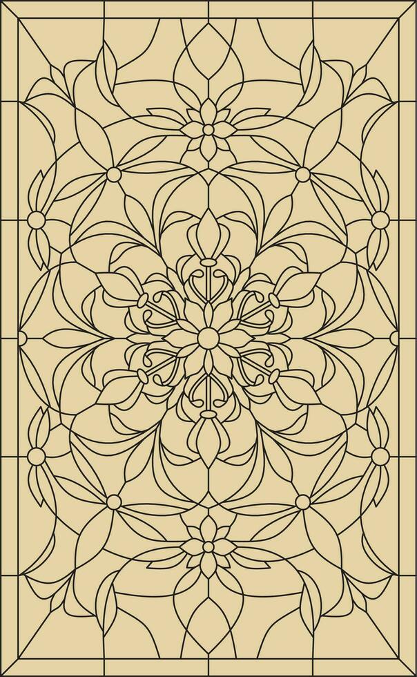 Vector square classic black and gold european ornament. pattern rectangle tiles of ancient Greece and the Roman Empire