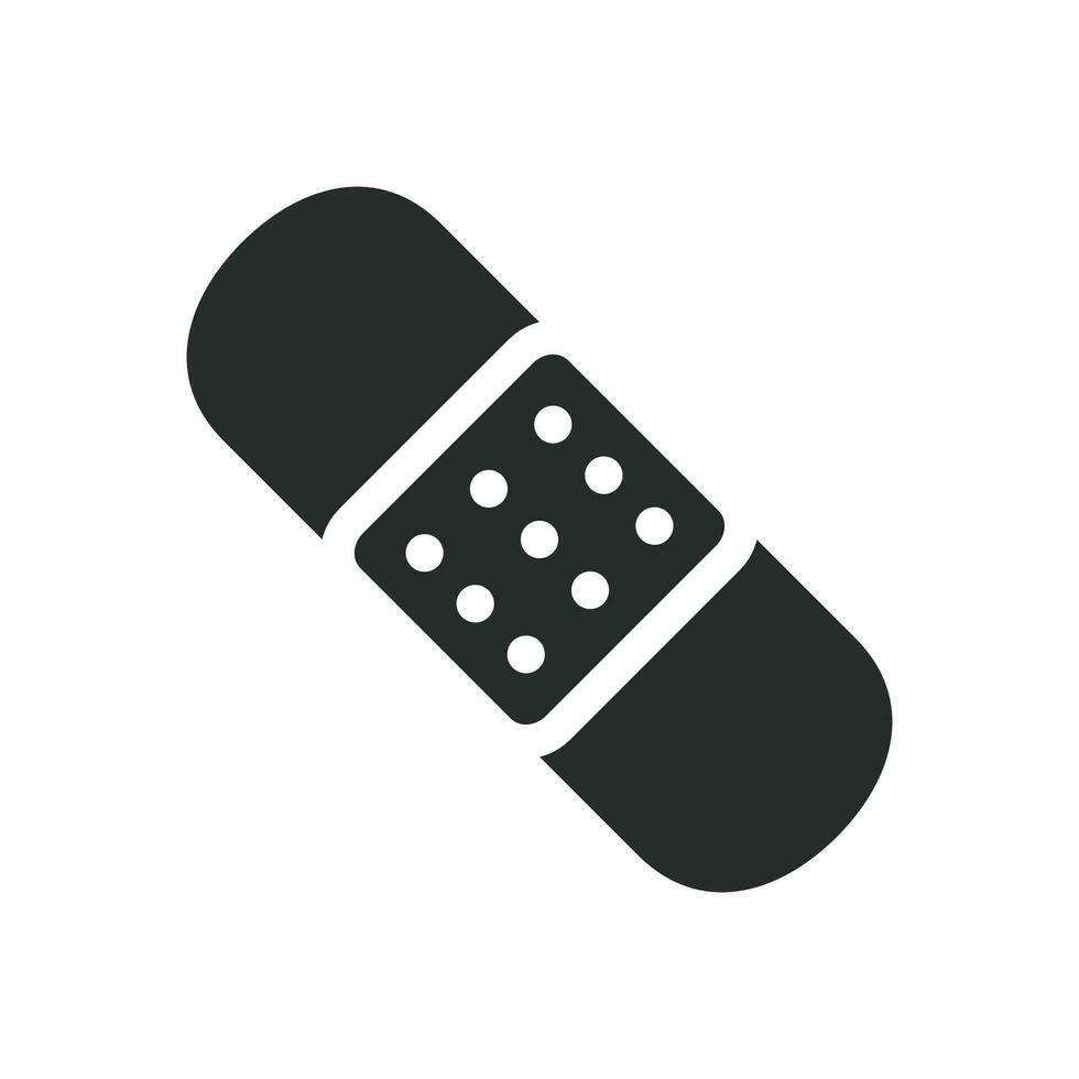 Medical plaster icon graphic vector design illustration