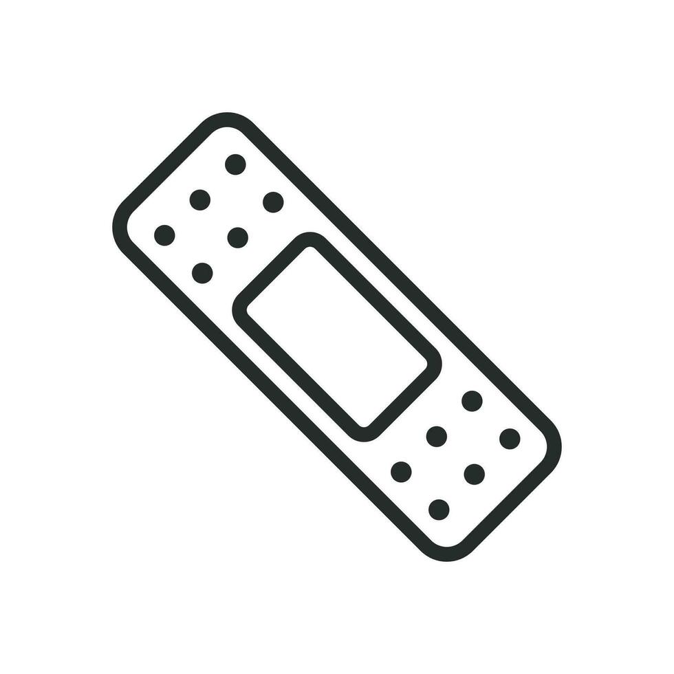Medical plaster icon graphic vector design illustration