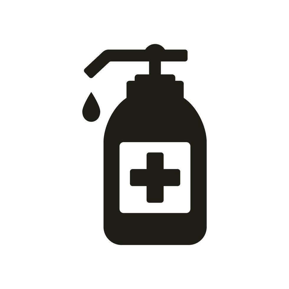 hand sanitizer icon graphic vector design illustration
