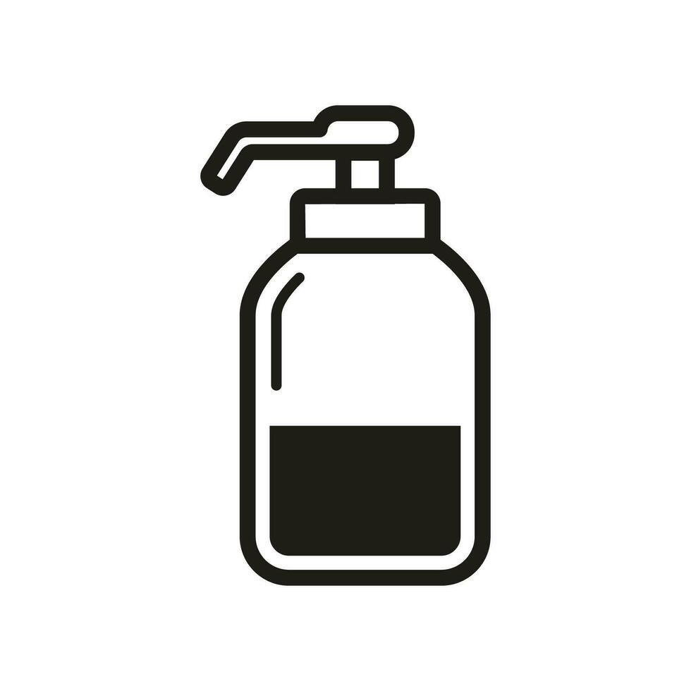 hand sanitizer icon graphic vector design illustration