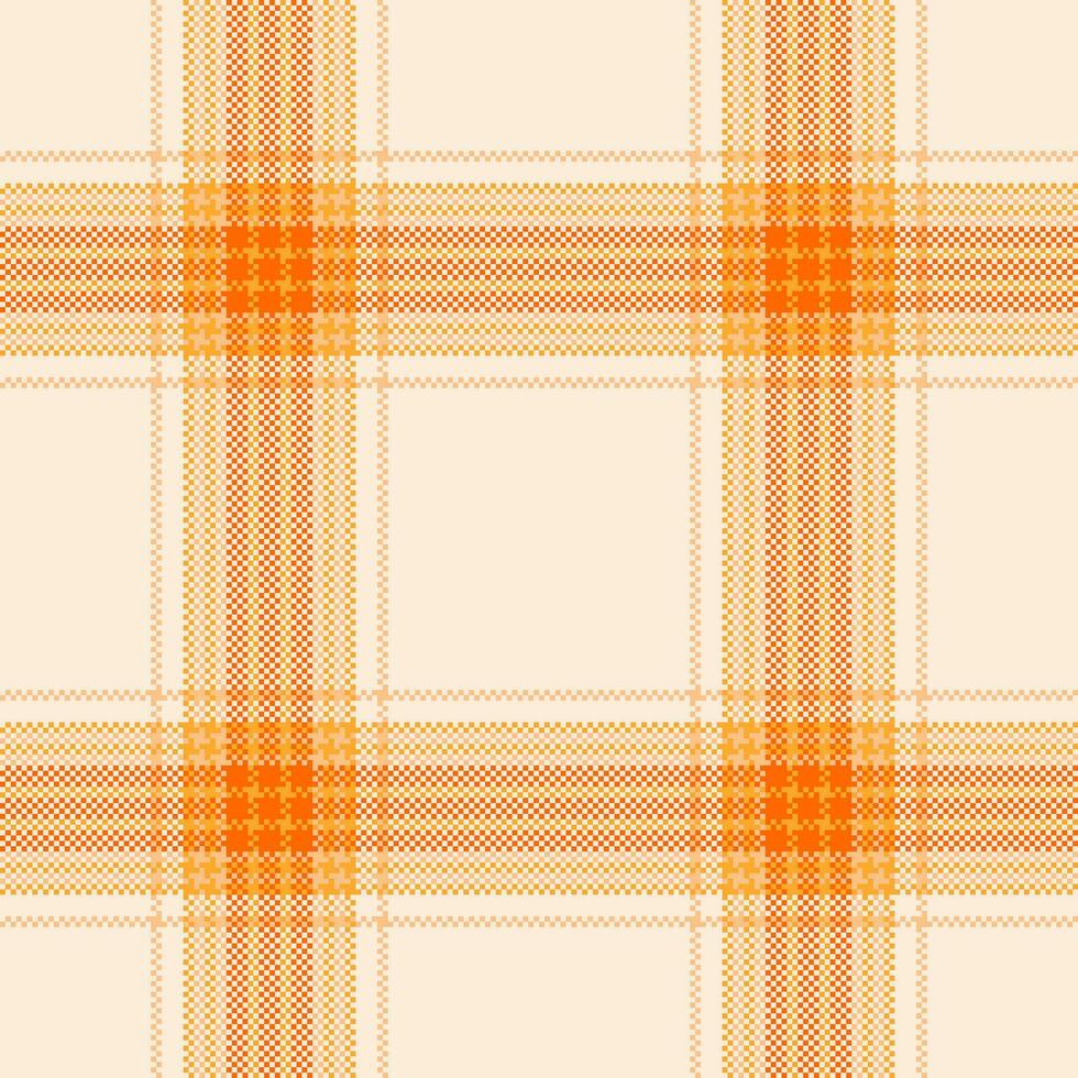 Check textile background of fabric seamless tartan with a pattern plaid texture vector. vector