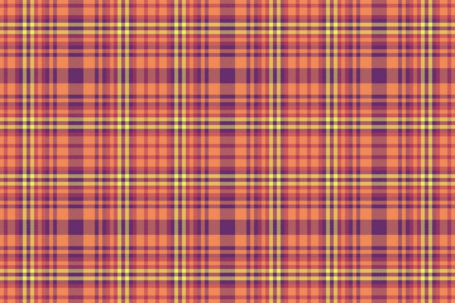 Check pattern background of plaid texture seamless with a vector tartan fabric textile.