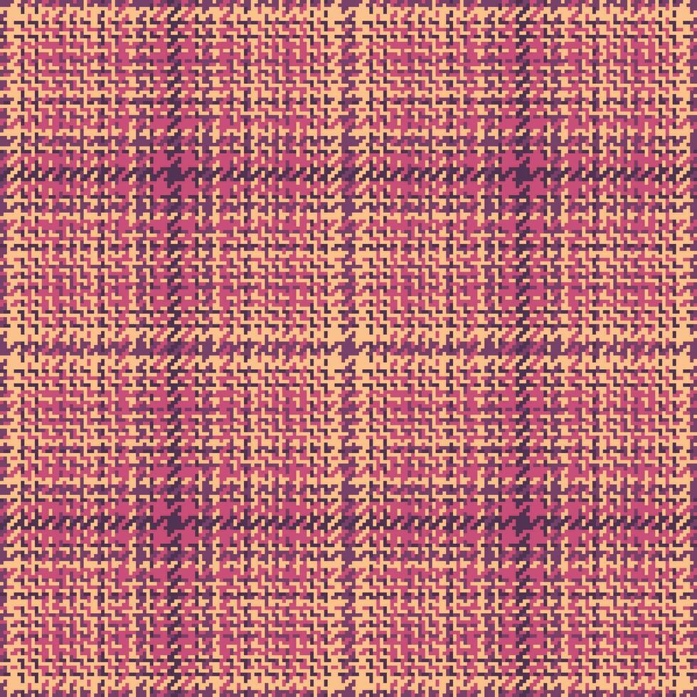 Vector background seamless of fabric texture pattern with a textile tartan check plaid.