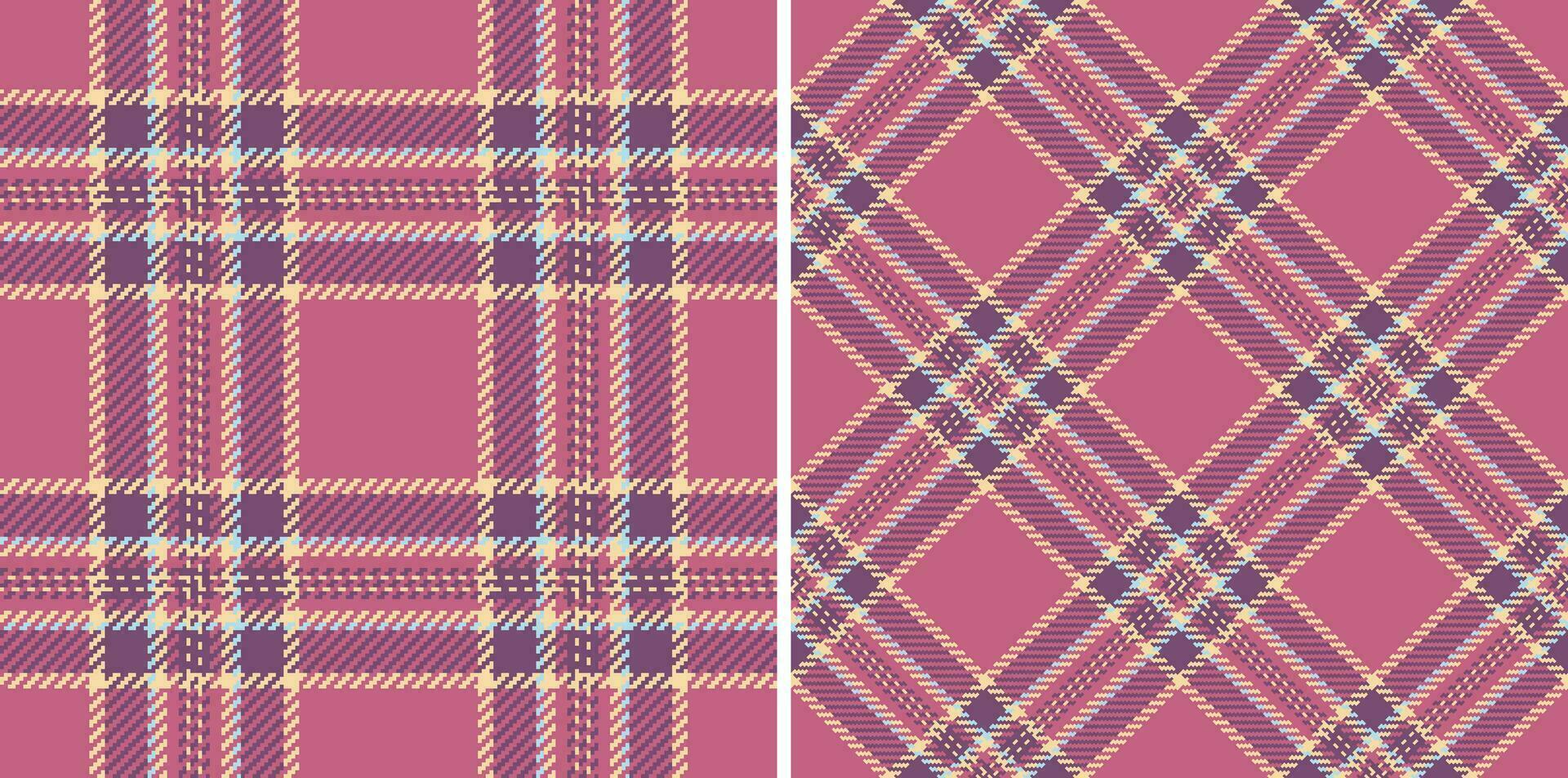 Seamless vector check of pattern texture background with a fabric textile plaid tartan.