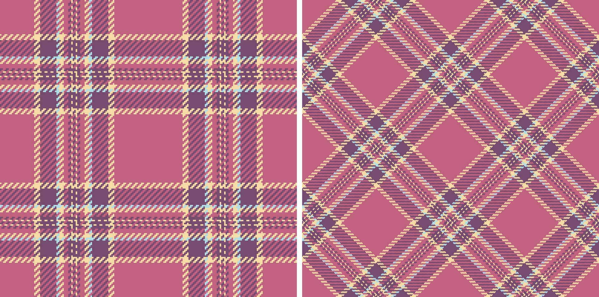 Seamless vector check of pattern texture background with a fabric textile plaid tartan.