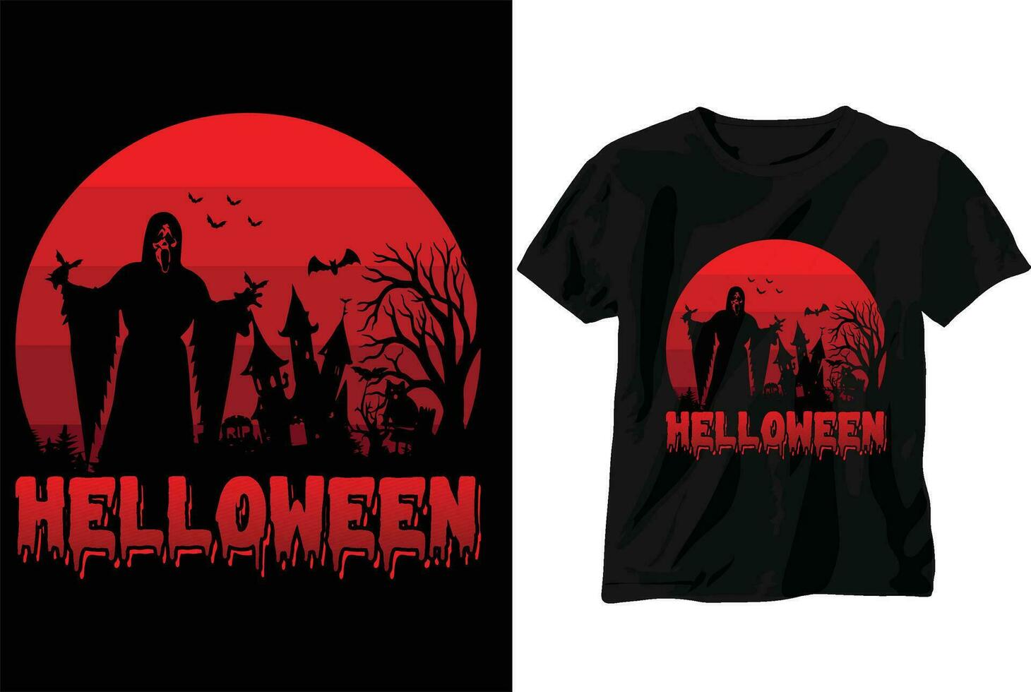 halloween t shirt design happy halloween vector