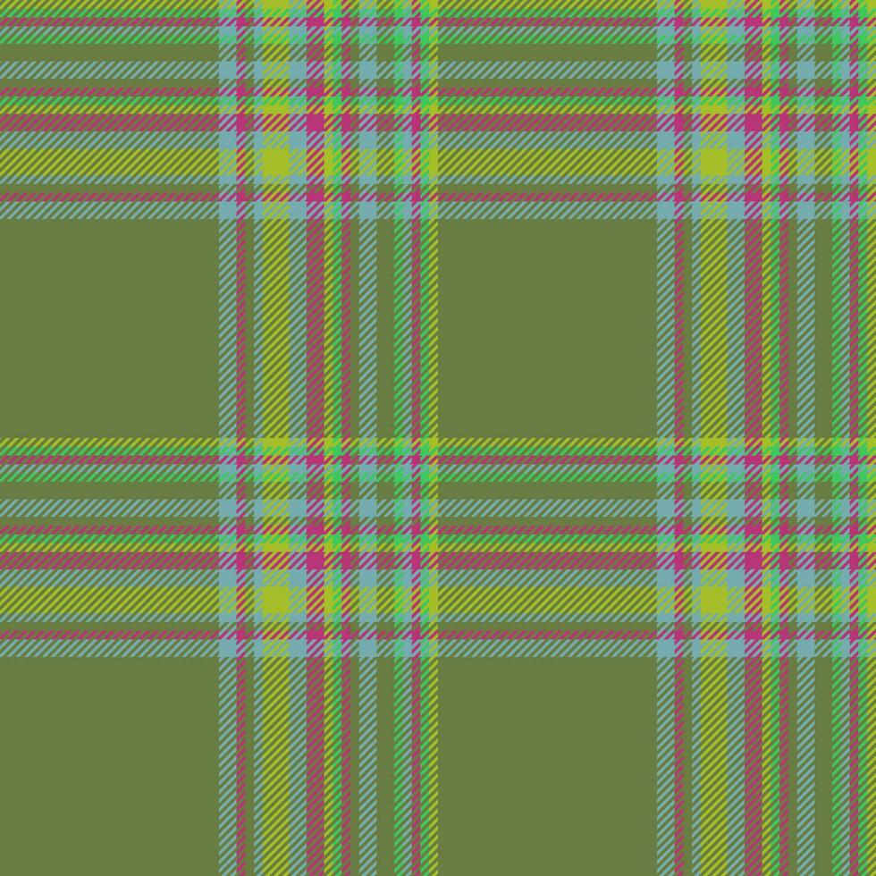 Texture textile plaid of tartan fabric seamless with a pattern vector check background.
