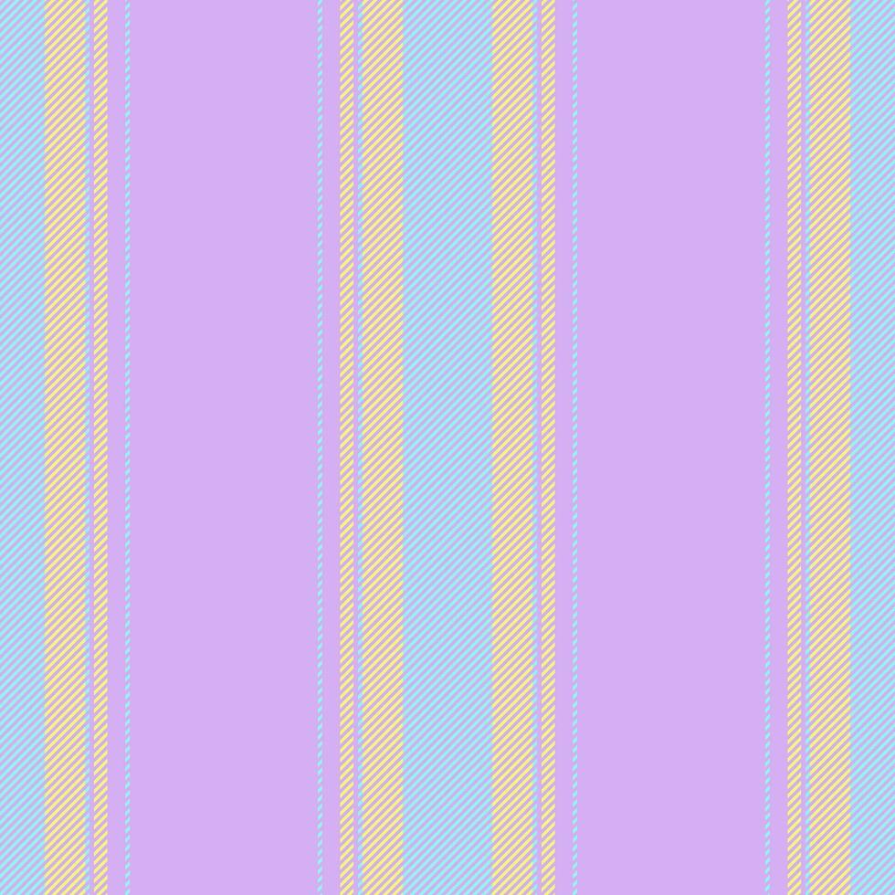 Seamless vector fabric of pattern texture lines with a vertical stripe textile background.