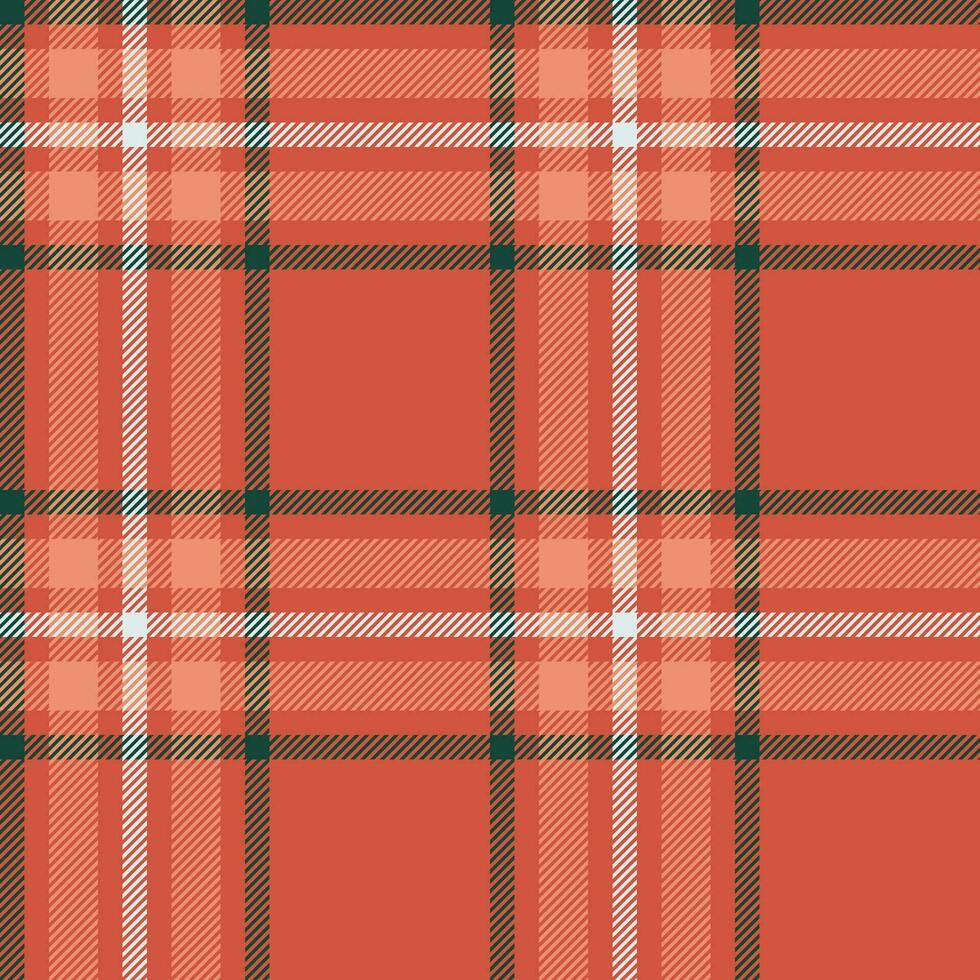 Plaid seamless pattern. Check fabric texture. Vector textile print.