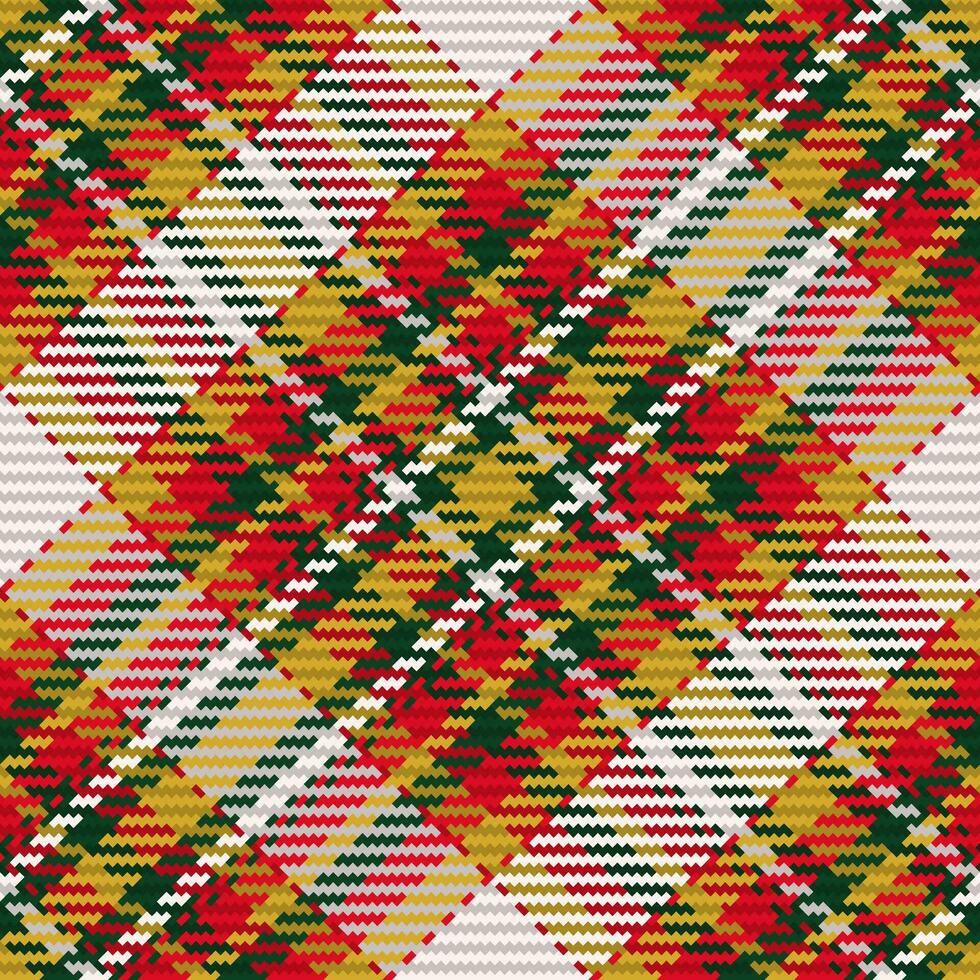 Seamless pattern of scottish tartan plaid. Repeatable background with check fabric texture. Vector backdrop striped textile print.